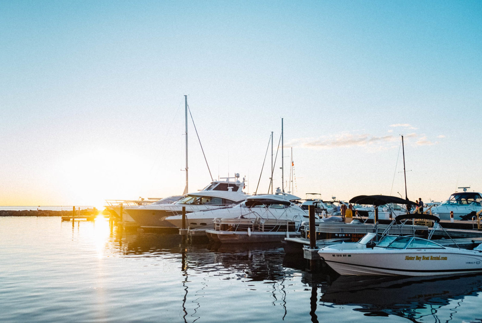 Sunset at Sister Bay